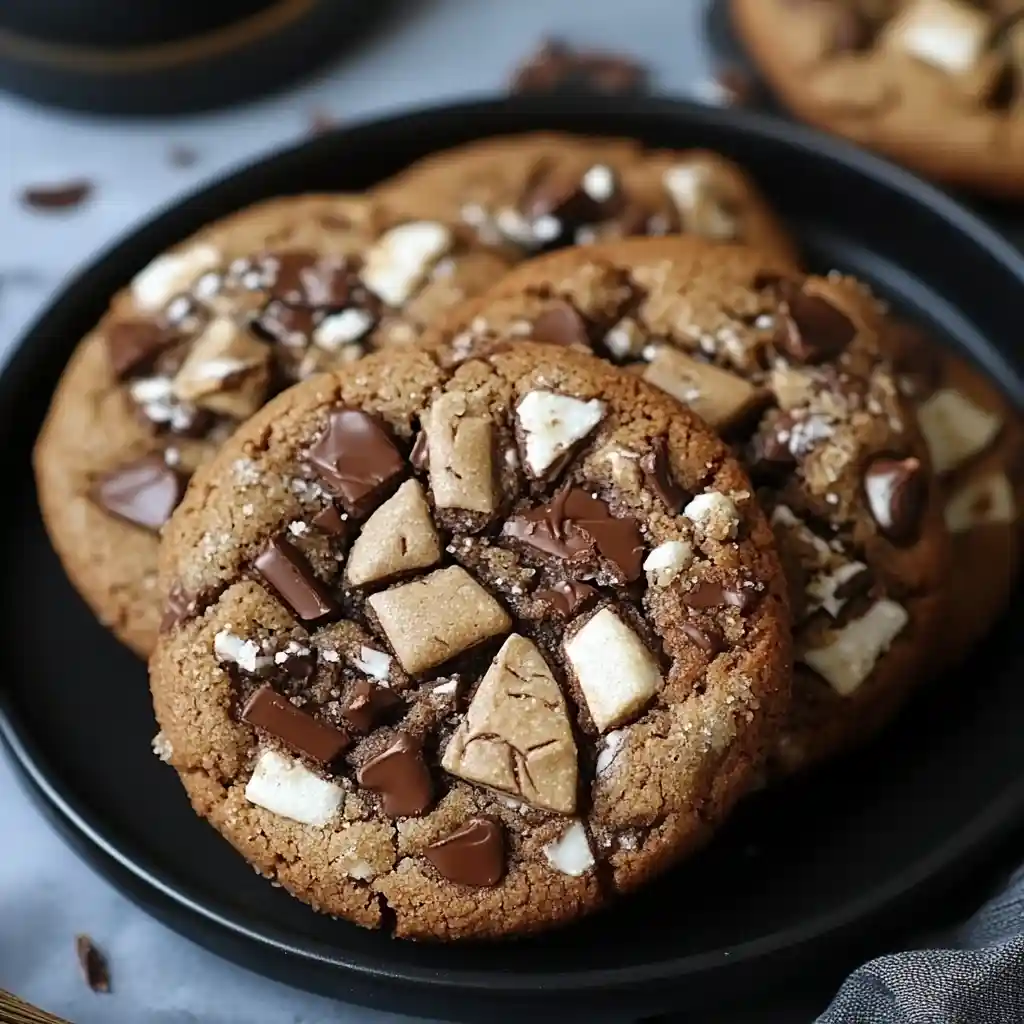 creative presentation of Muddy Buddy Cookies