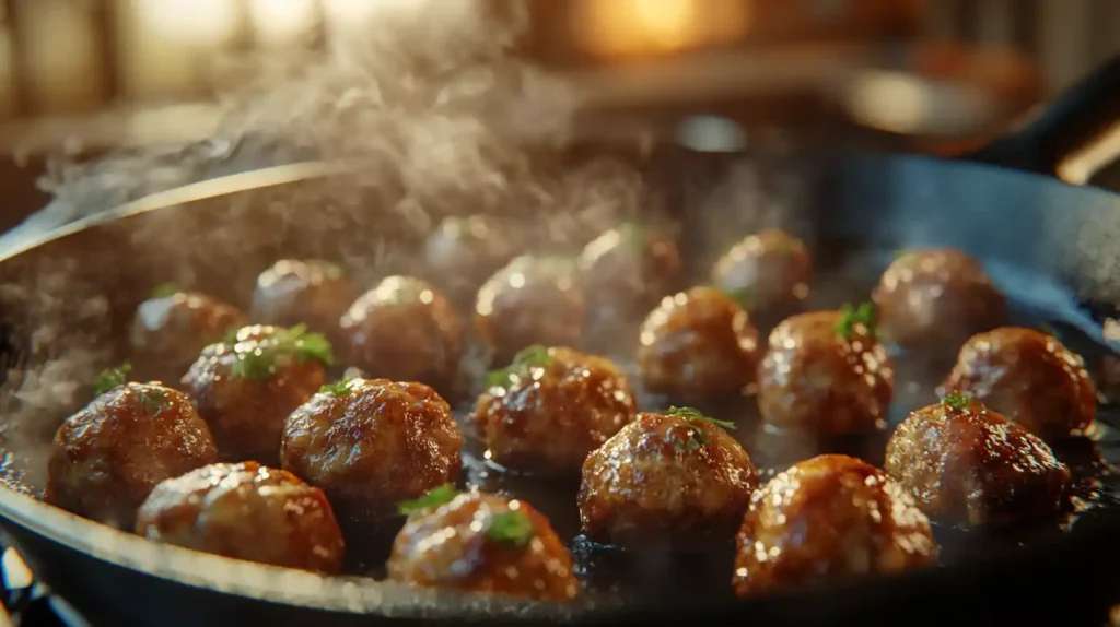 Brown the Meatballs