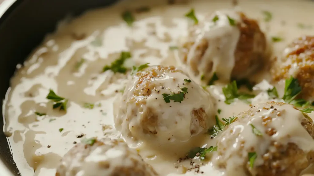 Combine Meatballs and Sauce