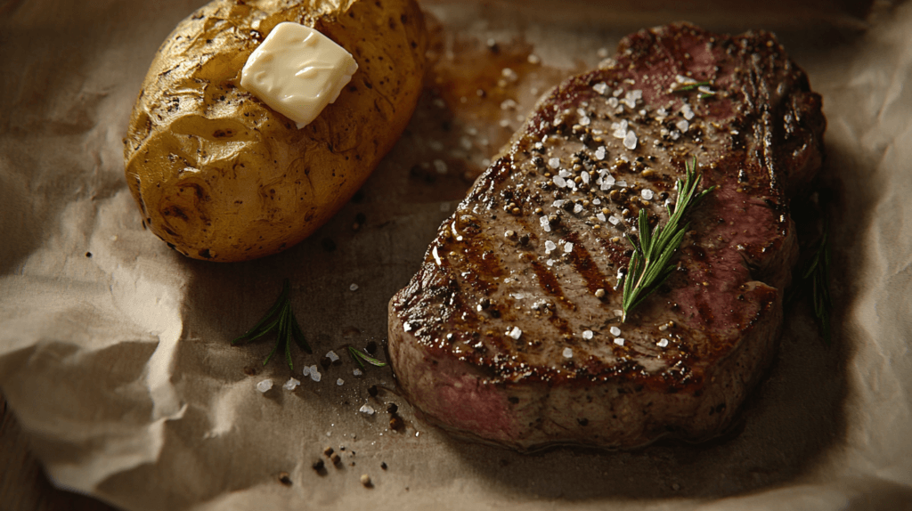 Seasoning Your steak and baked potato​