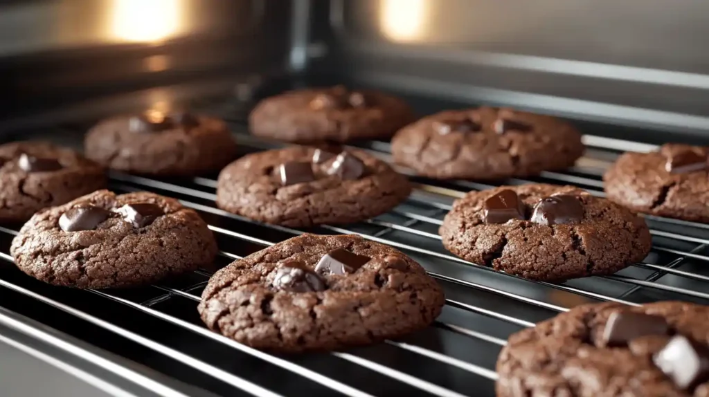 Bake the choclate Cookies