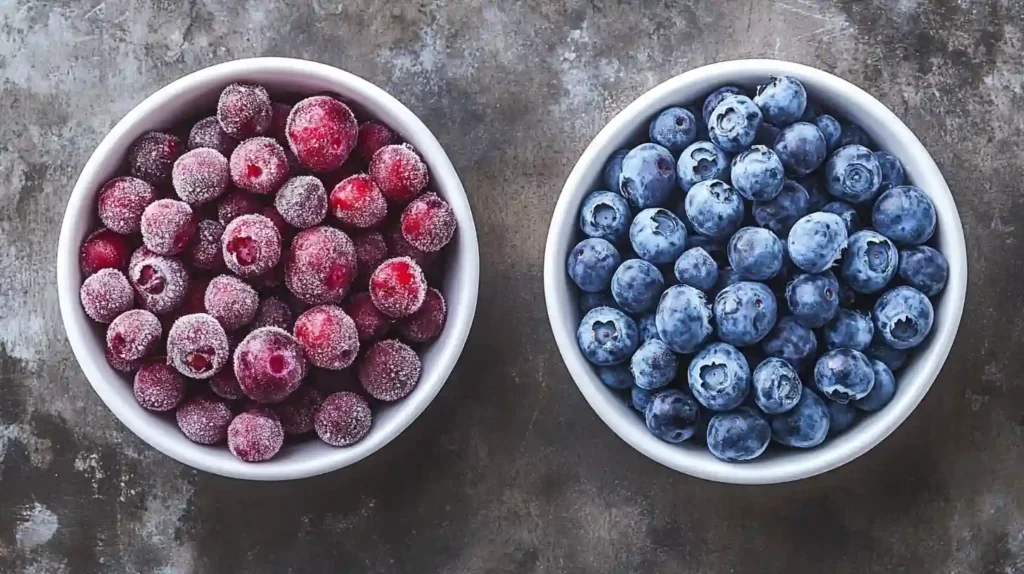 Fresh vs Frozen Blueberries