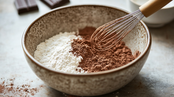 Mix Dry Ingredients for brownies