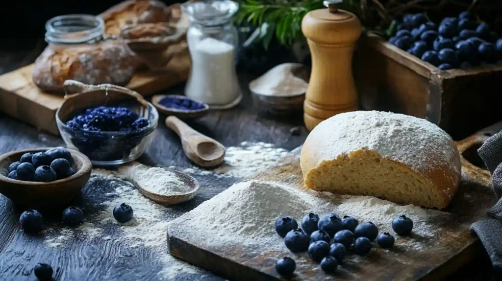 blueberries bagels ingiridients
