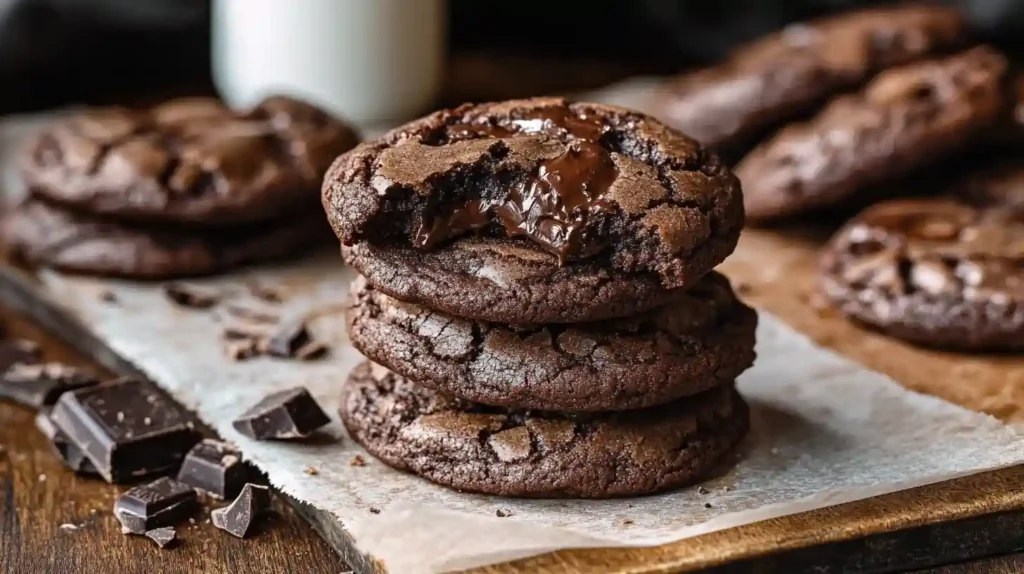 double chunk chocolate cookie