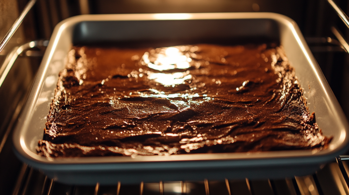 Baking weed Brownies