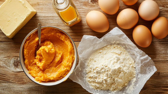 Ingredients of Pumpkin Cheesecake Cookies