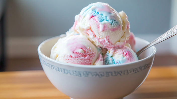 cotton candy ice cream