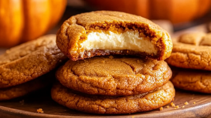 pumpkin cheesecake cookies