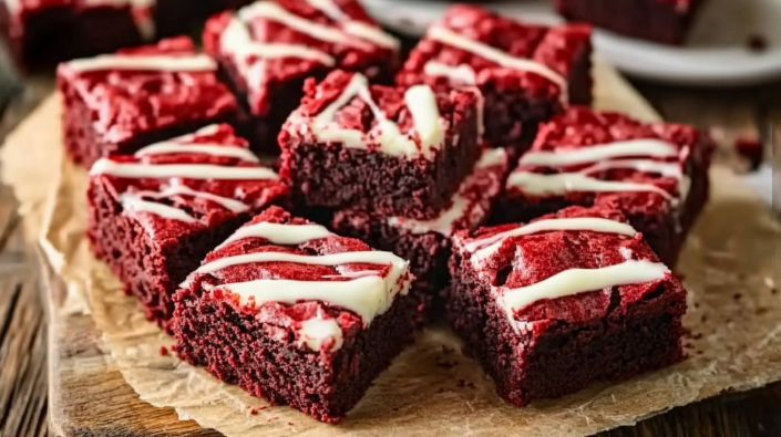 red velvet brownies