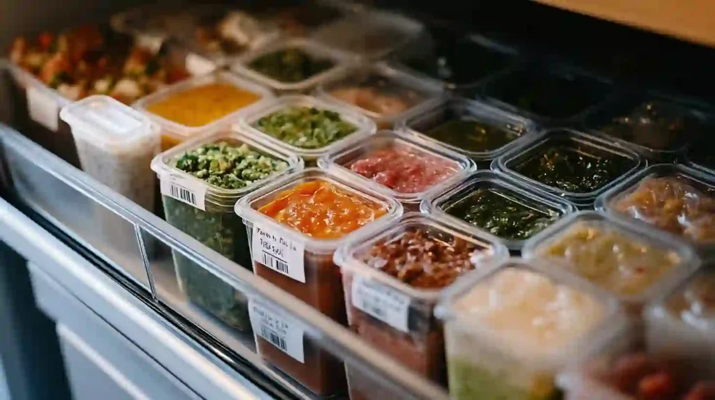 Gluten free meal prep freezer