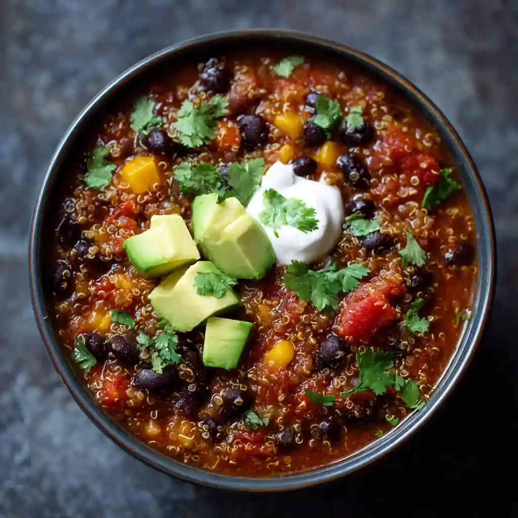Black Bean Quinoa Chili