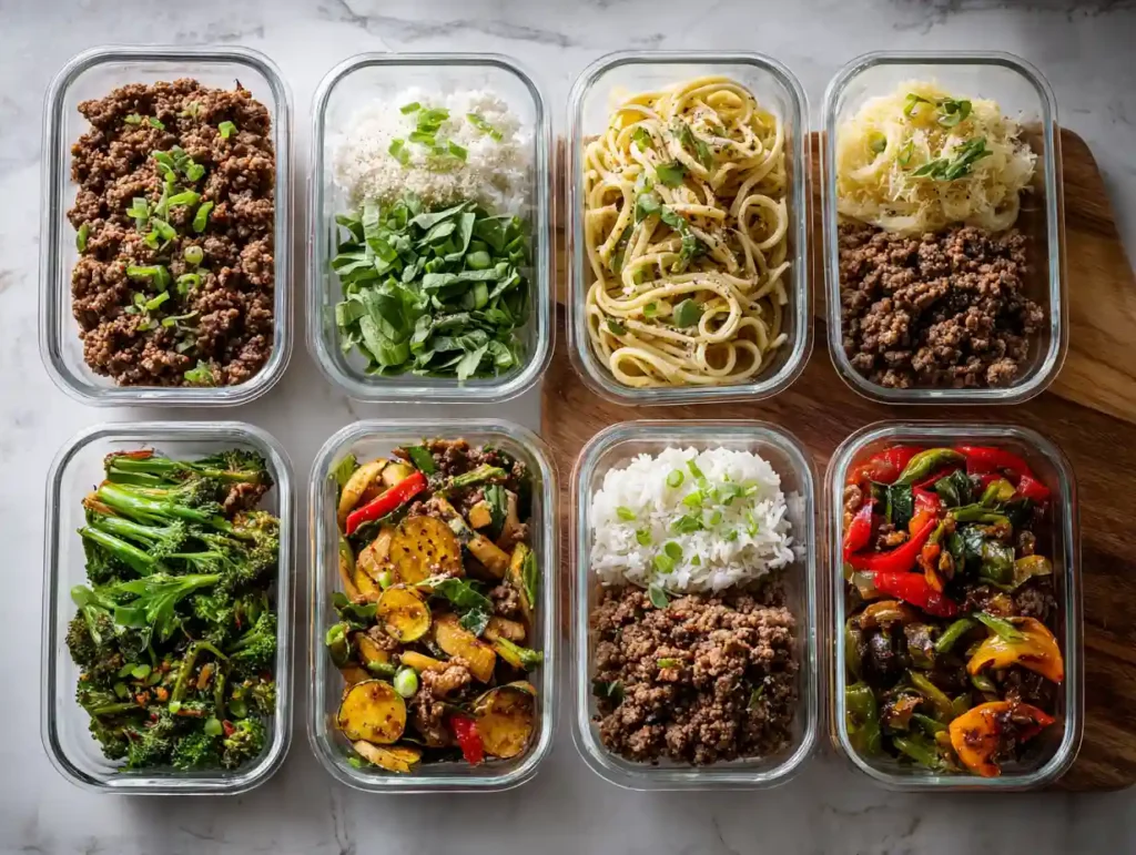 ground beef meal prep