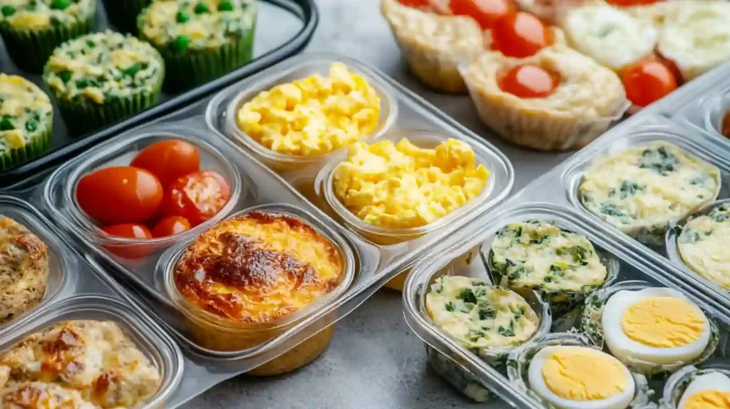High Protein Breakfast Meal Prep with Eggs
