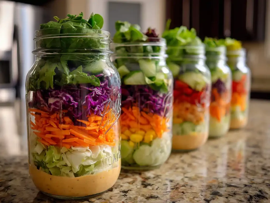 Salad Meal Prep Jars