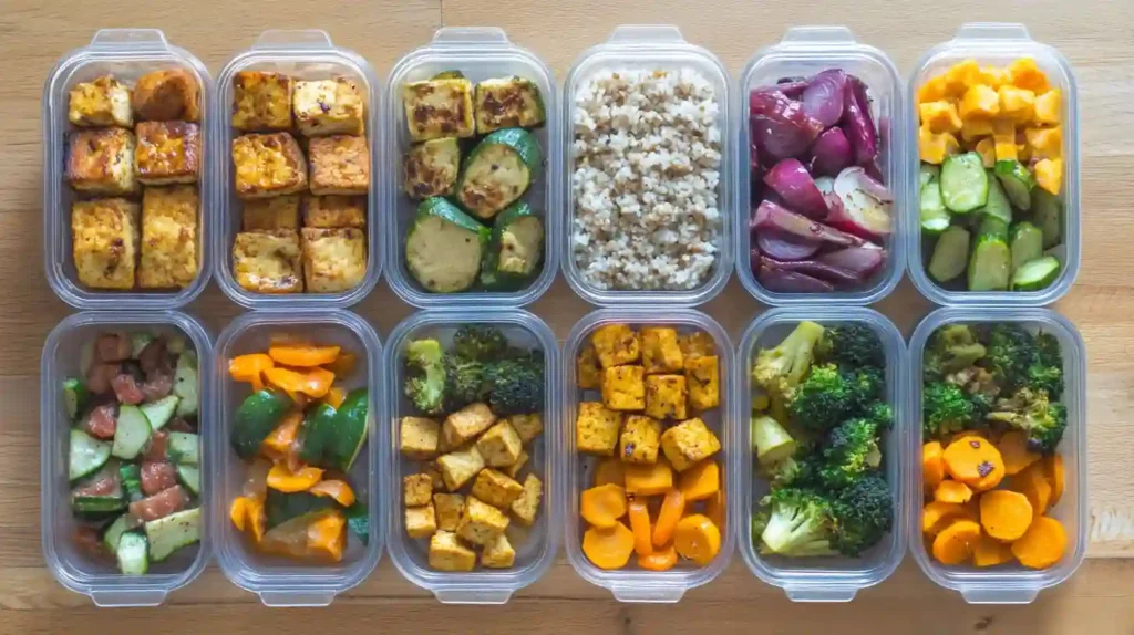 vegan meal prep